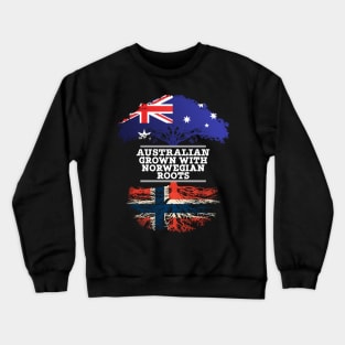 Australian Grown With Norwegian Roots - Gift for Norwegian With Roots From Norway Crewneck Sweatshirt